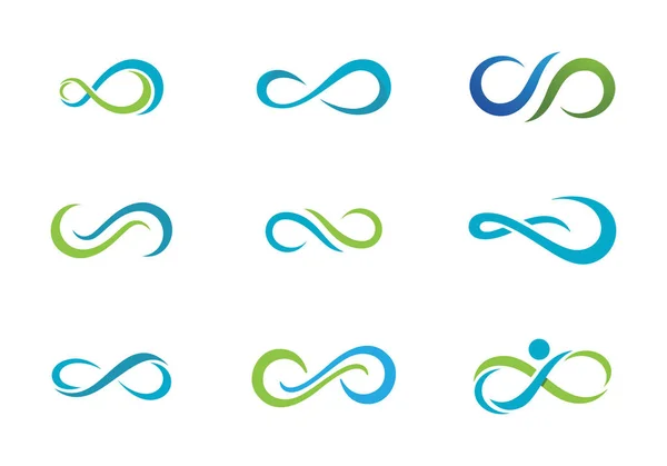 Plantilla de logotipo Infinity — Vector de stock