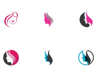 Güzellik kadın kutsal kişilerin resmi Logo şablonu