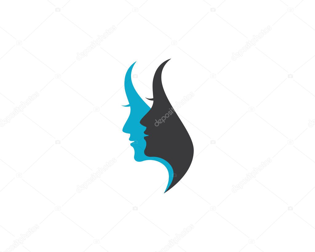 Beauty Women Icon Logo Template vector icon