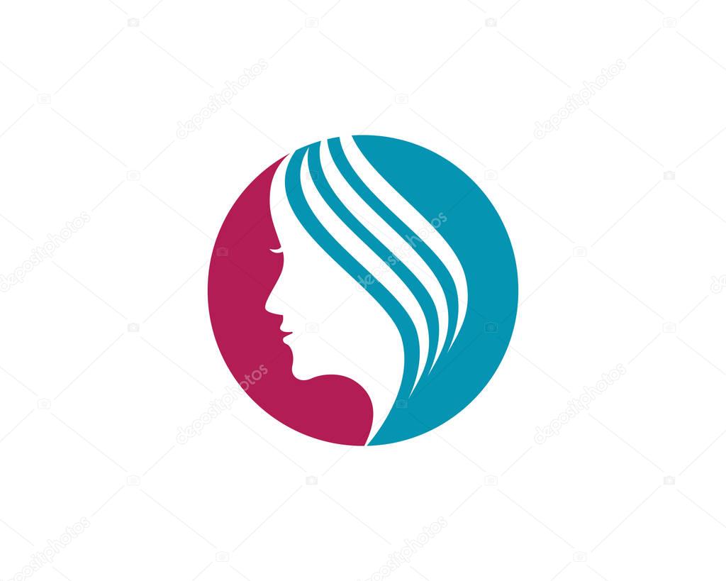 Beauty Women Icon Logo Template vector icon