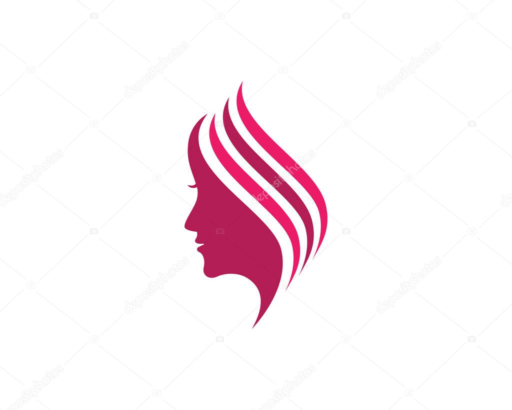 Beauty Women Icon Logo Template vector icon