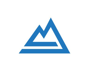 Dağlar Logo şablonu