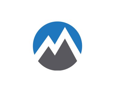 Dağlar Logo şablonu