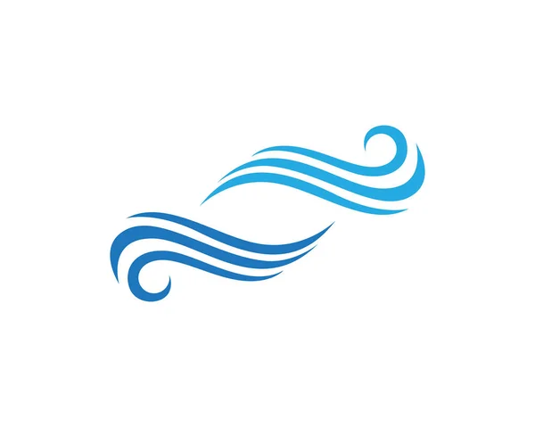 Šablona loga Water wave — Stockový vektor