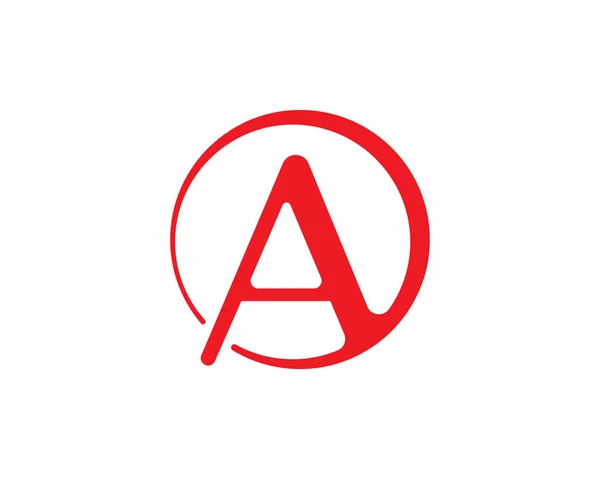 A Letter Logo — Stock Vector