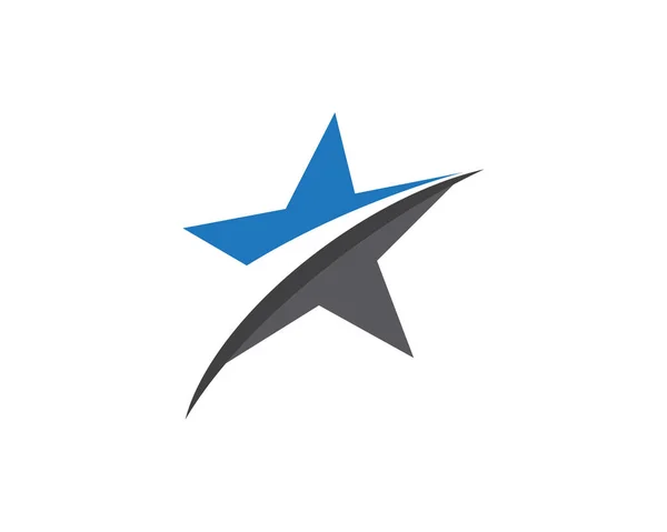 Star-logo sjabloon — Stockvector