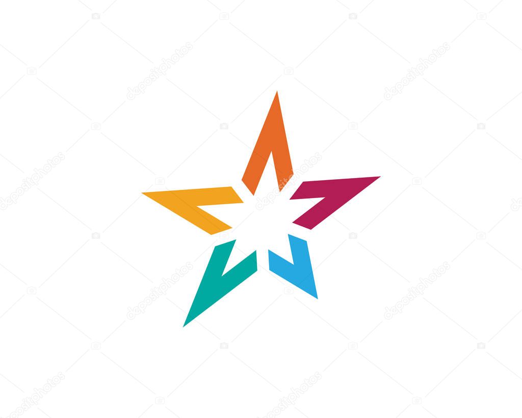Star  Logo Template vector icon design