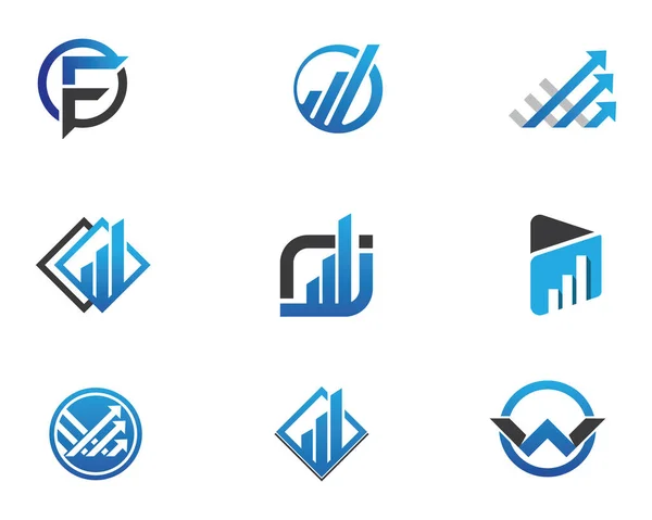 Business Finance logotyp — Stock vektor
