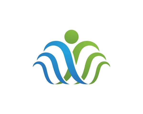 Plantilla de logotipo de salud — Archivo Imágenes Vectoriales