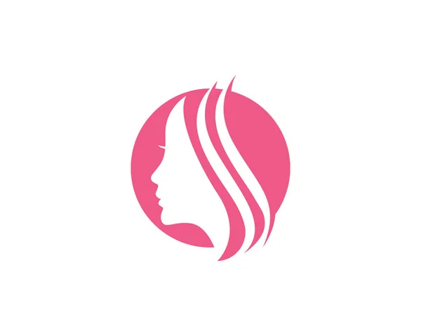 Modelo de logotipo de mulheres de beleza — Vetor de Stock