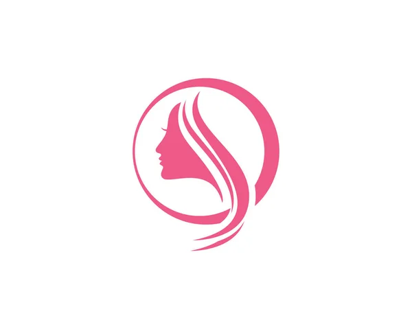 Schönheit Frauen Logo Vorlage — Stockvektor