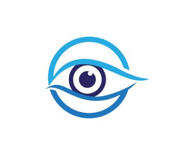 Göz bakımı logo vektörü