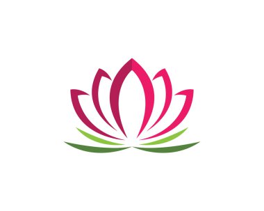 Güzellik Lotus Logo şablonu