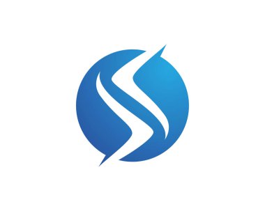 S Harfi Logo şablonu