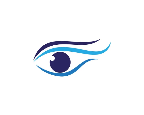 Logo soin des yeux vecteur — Image vectorielle