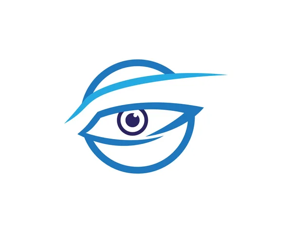 Eye care logo vector — Stock Vector