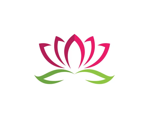 Modello logo Lotus di bellezza — Vettoriale Stock