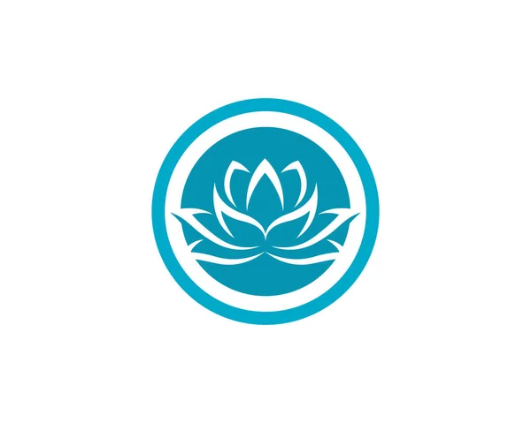 Schönheit Lotus Logo Vorlage — Stockvektor