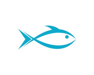 Balık logo şablonu