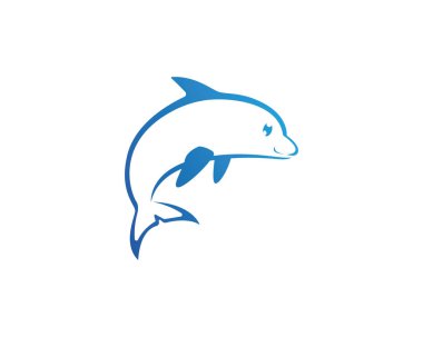 Balık logo şablonu