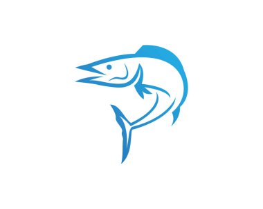 Balık logo şablonu