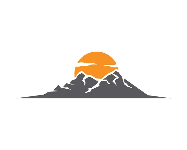 Dağlar logo ve şablon — Stok Vektör