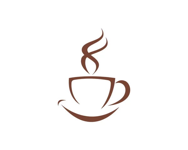 Ikona kawa Logo szablon — Wektor stockowy
