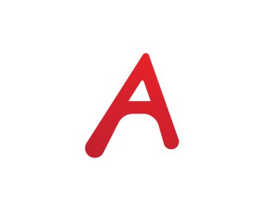 Bir harf logo şablon vektör simgesi