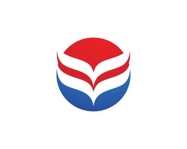 V kanat Logo şablonu