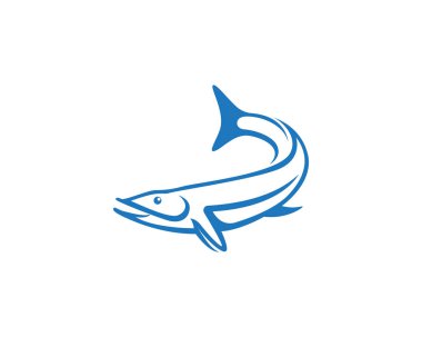 Balık logo şablonu