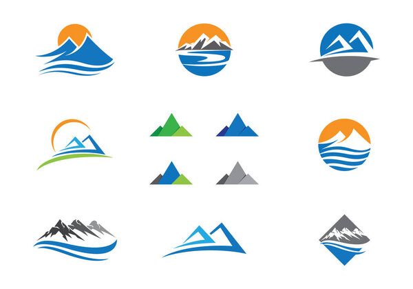 Mountains Logo Template