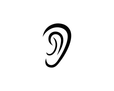 İşitme Logo şablonu