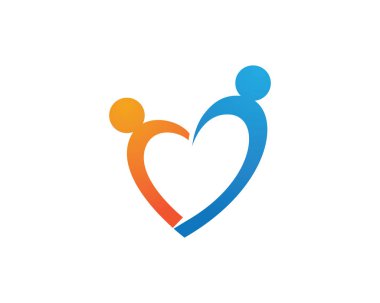 Aşk logo ve şablon 