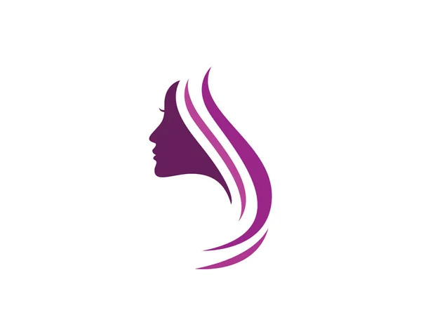 Kadınlar salon logo ve şablon — Stok Vektör