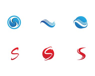 S logo ve şablon
