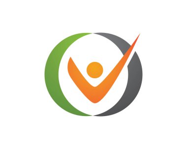 Başarı insanların logosu ve sembolü 