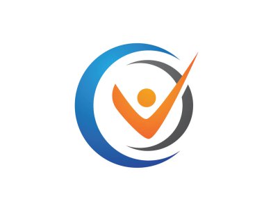 Başarı insanların logosu ve sembolü 