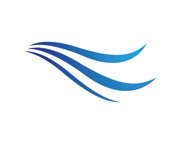Watergolf symbool en icoon Logo Template vector — Stockvector