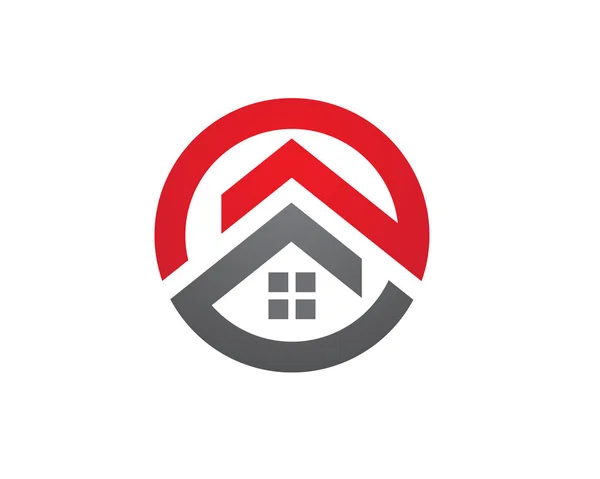 가정 및 건물 로고 및 기호 — 스톡 벡터