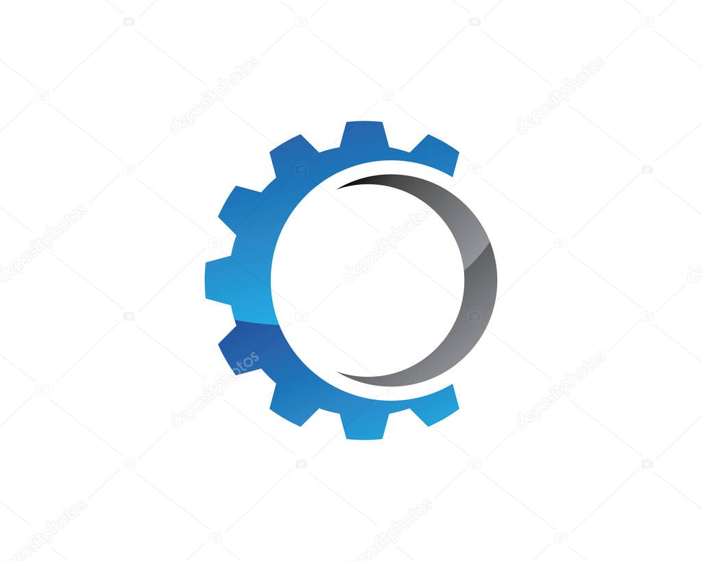 Gear Logo Template vector icon illustration design