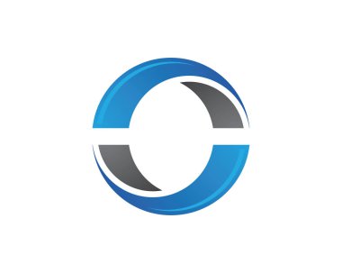 C Harfi Logo Şablonu vektör simgesi tasarımı