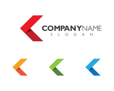 Ok vektör illüstrasyon simgesi Logo Şablonu tasarımı