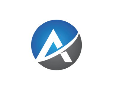 Bir Harf Logosu İş Şablonu Vektör simgesi