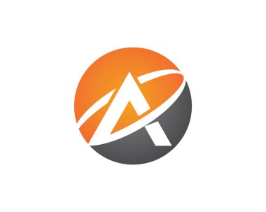 Bir Harf Logosu İş Şablonu Vektör simgesi