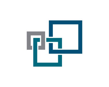 İş kurumsal soyut birlik vektör logosu tasarım şablonu