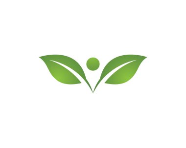 Eğlenceli insanlar Sağlıklı Yaşam Logosu şablon vektör simgesi