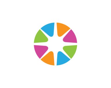 Evlat Edinme ve Toplum Bakımı Logo şablonu vektör simgesi