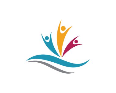 Evlat Edinme ve Toplum Bakımı Logo şablonu vektör simgesi