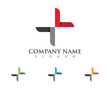 Ok vektör illüstrasyon simgesi Logo Şablonu tasarımı