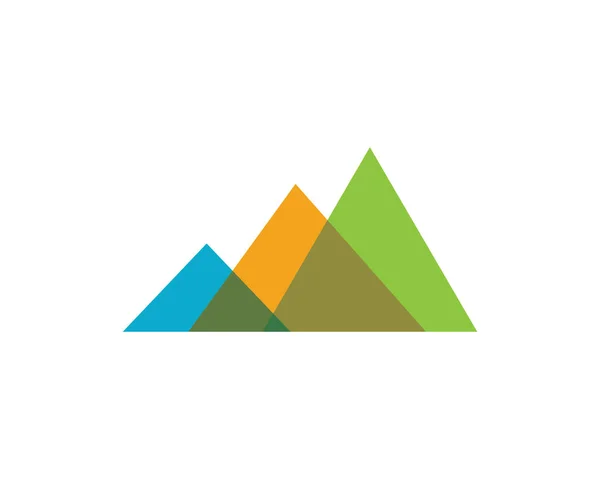 Логотип та символи гори Векторний шаблон — стоковий вектор